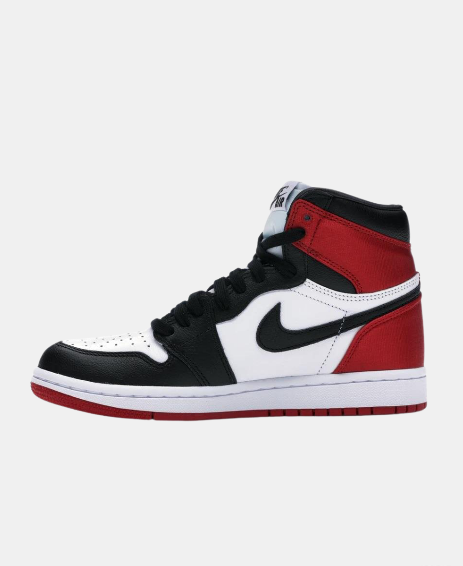 JORDAN 1 RETRO HIGH SATIN BLACK TOE WELLE OFFICIAL