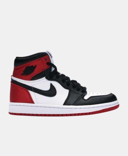 JORDAN 1 RETRO HIGH SATIN BLACK TOE WELLE OFFICIAL