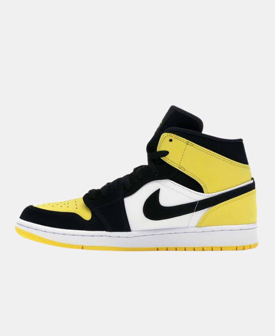 AIR JORDAN 1 MID YELLOW TOE BLACK WELLE OFFICIAL