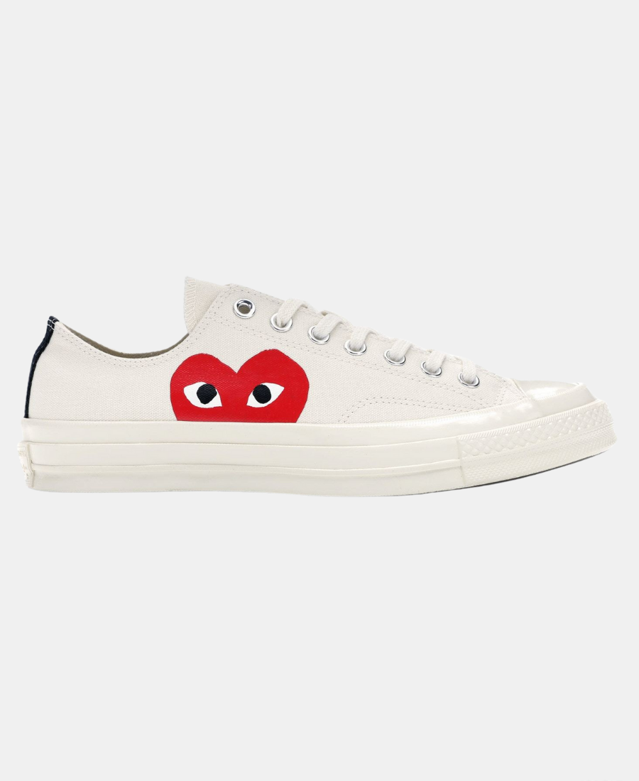 CHUCK TAYLOR ALL-STAR 70S OX COMME DES GARCONS PLAY WHITE