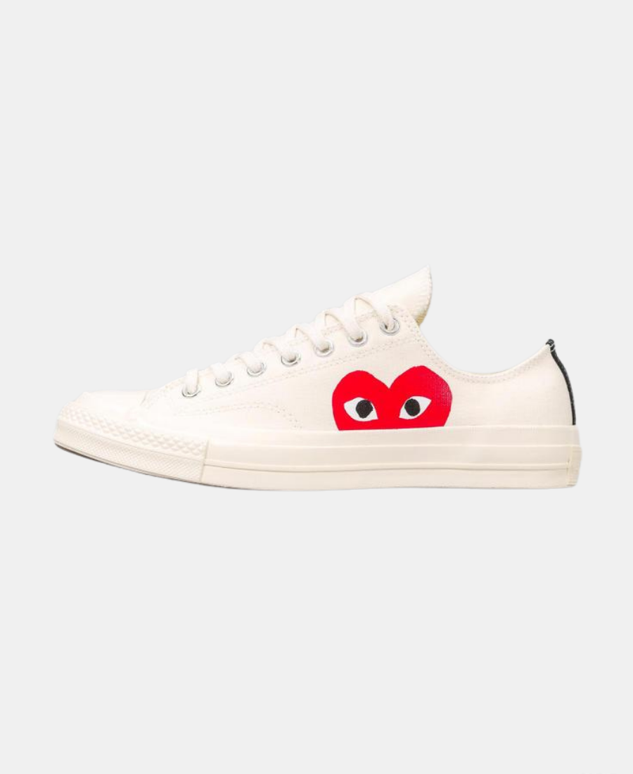 CHUCK TAYLOR ALL-STAR 70S OX COMME DES GARCONS PLAY WHITE